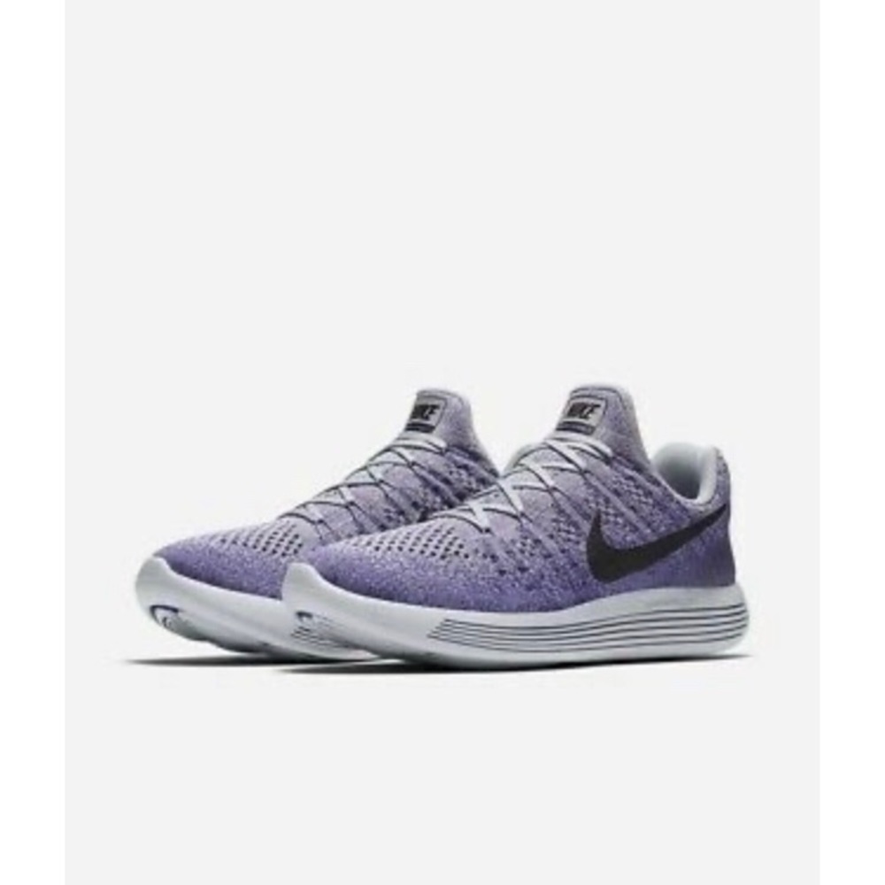 Purple Lunarlon Nike sneakers